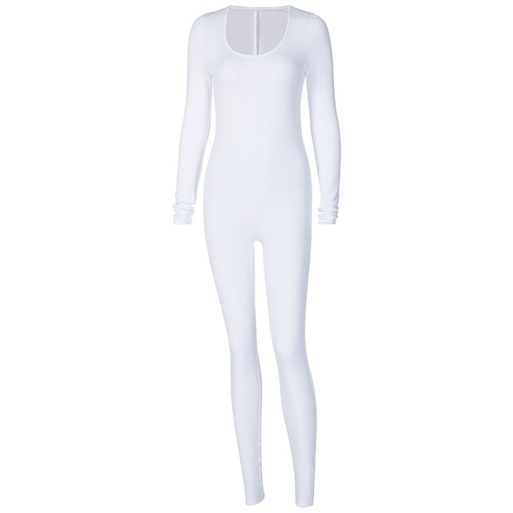 Long Sleeve Bodycon Jumpsuit with Butt Lift