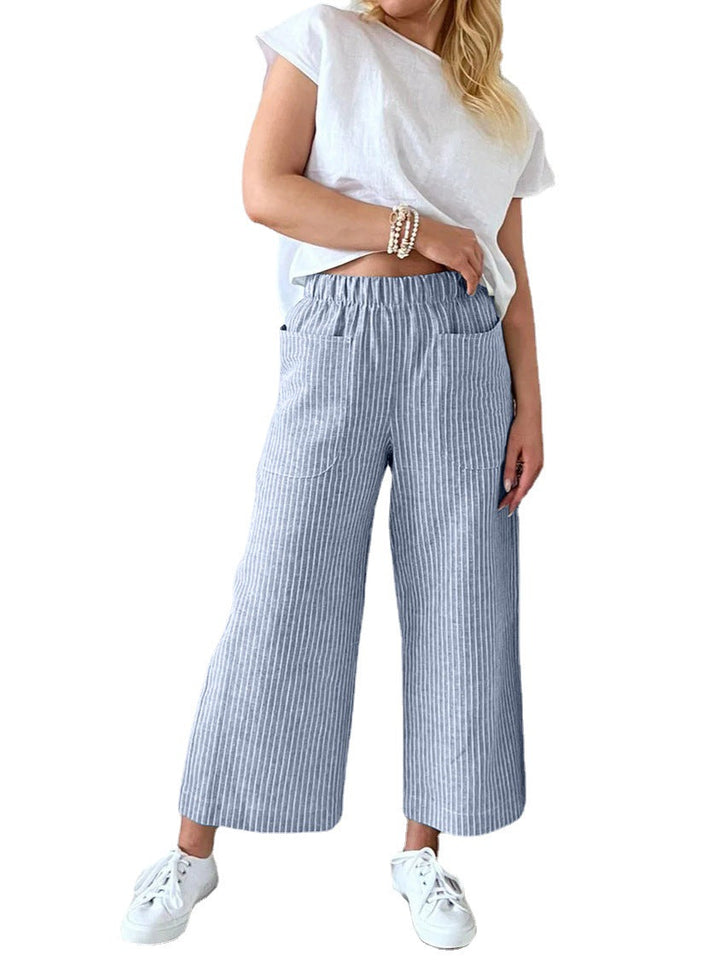 Loose Fashion Casual Straight Leg Pants for Women